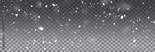 Heavy bokeh light snowfall snowflakes background. snow flakes snowfall background. 