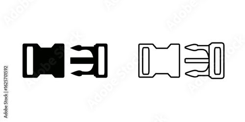 Buckle set icon isolated on white background.