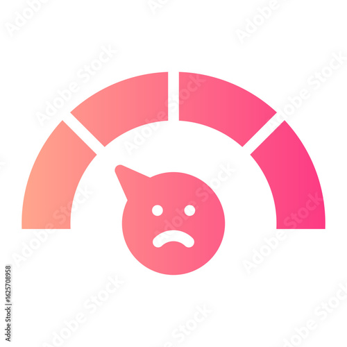 bad quality gradient icon
