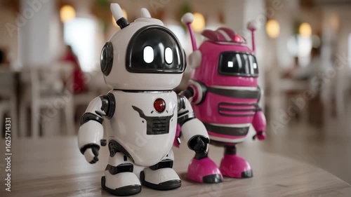 Wallpaper Mural Panning Shot: Cute Robot Companions Torontodigital.ca