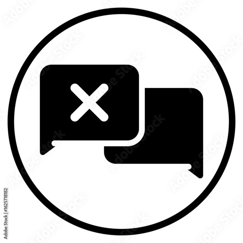 chat glyph icon