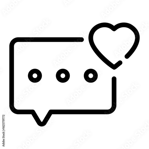 favourite line icon