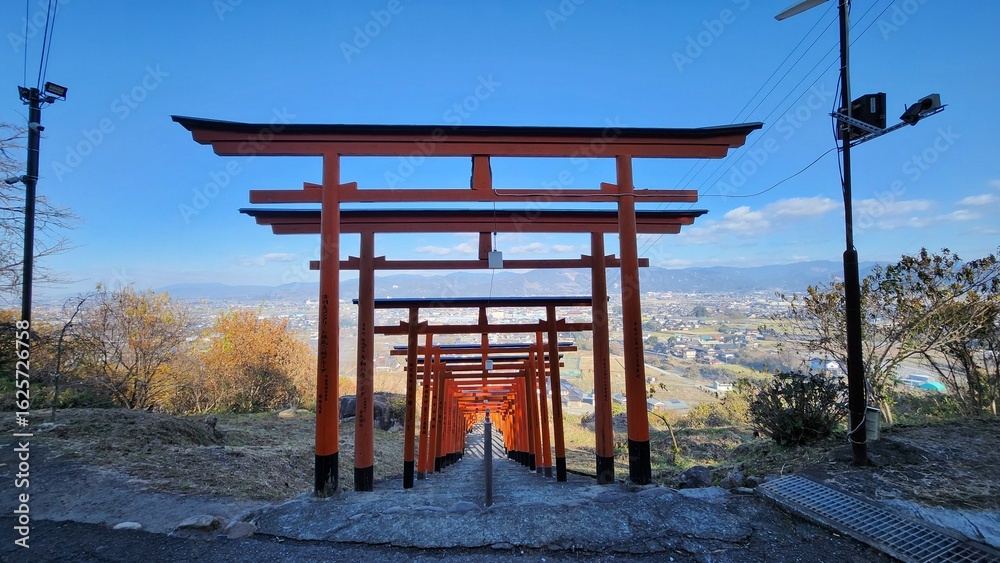 일본 우키하 이나리 신사 도리이 일본 우키하 이나리 신사 도리이