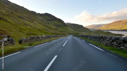 Scenic Irish Road Trip: Coastal Drive, Dramatic Cliffs, Rolling Hills