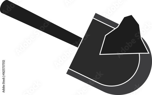 dug shovel dig geology environment science icon.svg