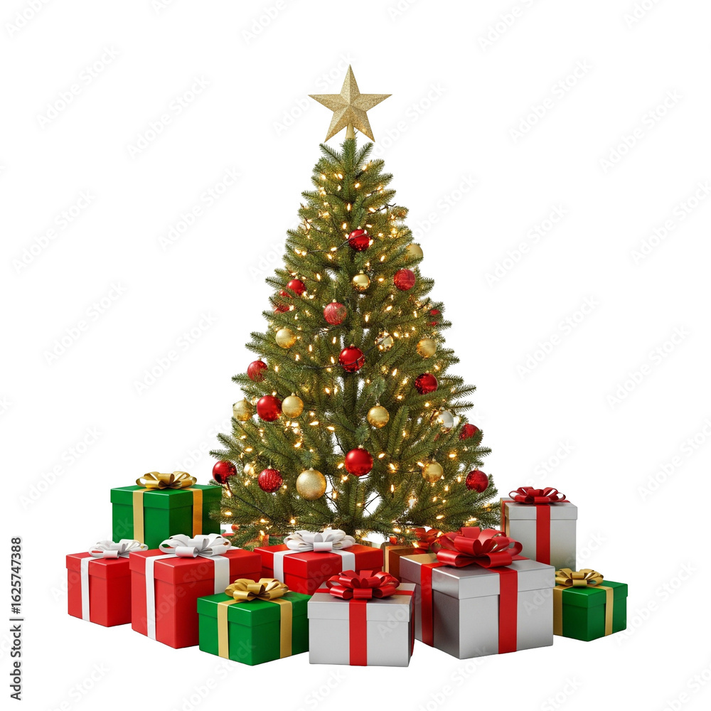 christmas tree and gifts christmas tree and gifts