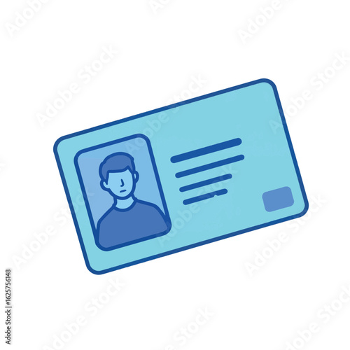 Identification card displayed on a clean background, personal verification