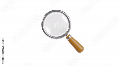 3D Magnifying Glass Animation | Alpha Loop