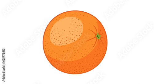 Vibrant Orange Citrus Fruit Vector Graphic Design with a Refreshing and Juicy Visual Appeal
