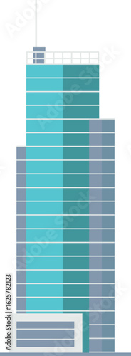 Harborview Tower Vector Illustration