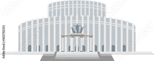 The Grand Rotunda Vector Illustration