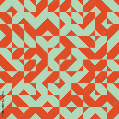 Abstract tile random geometric pattern background with triangle and polygon shapes