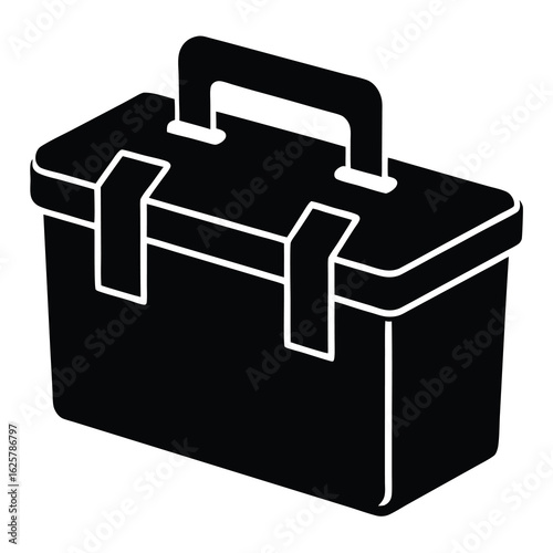 Heavy Duty Portable Toolbox with Reinforced Latches and Handle