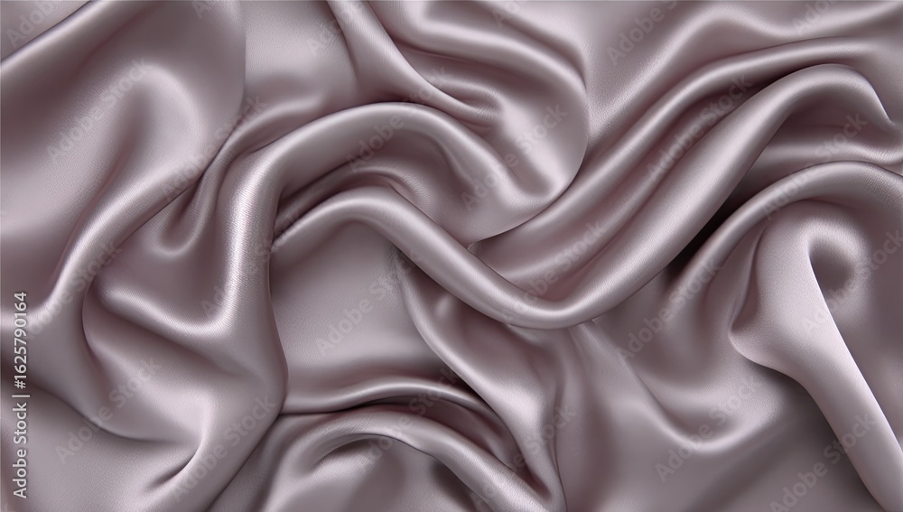 Obraz premium Soft, draped, light mauve satin