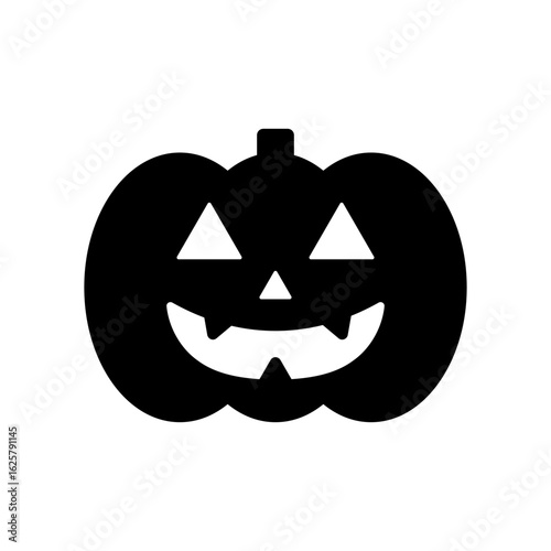 ジャックランタンのアイコンイラスト