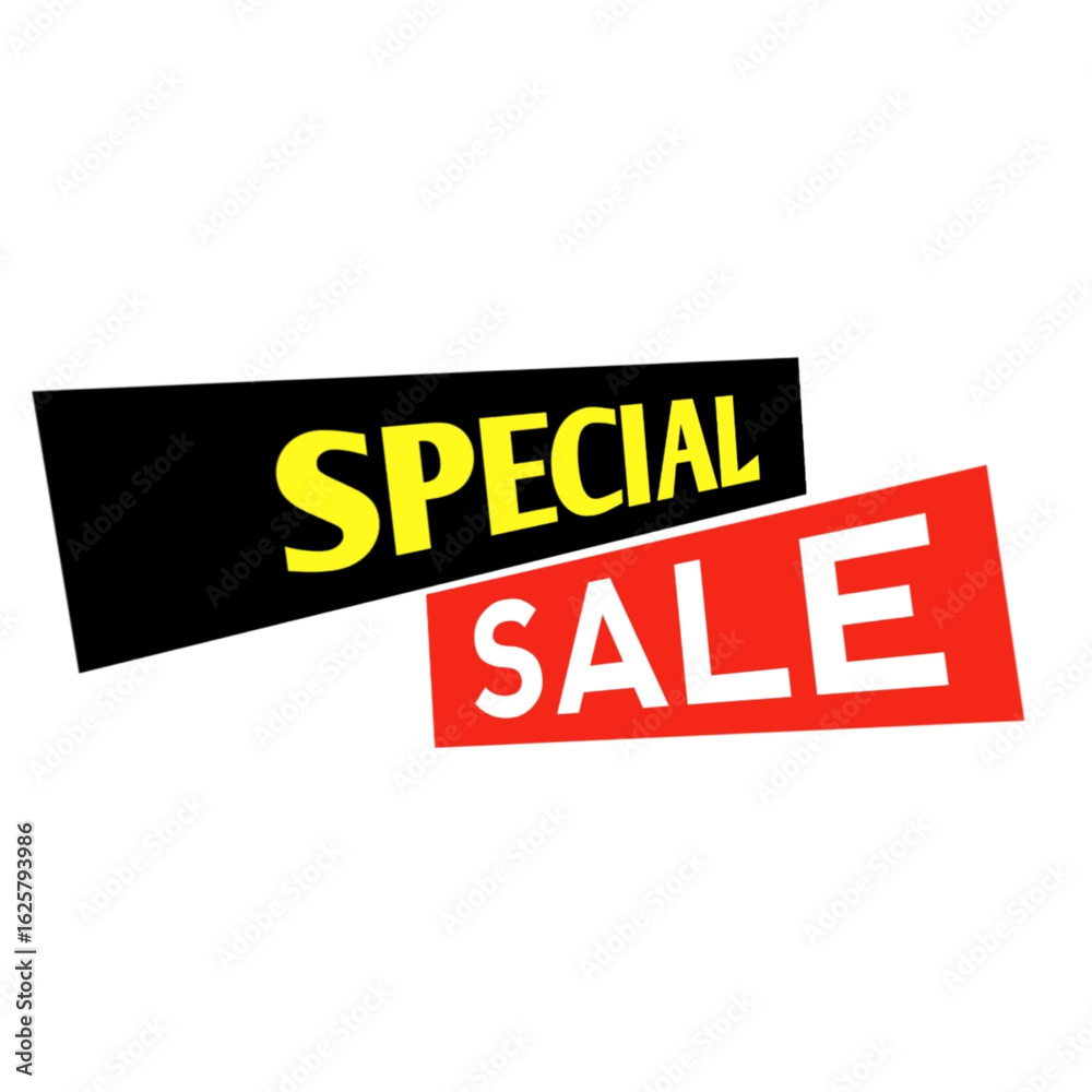 Obraz premium sale tag on black background