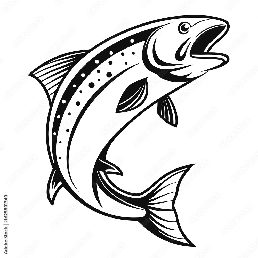 Fototapeta premium fish vector illustration