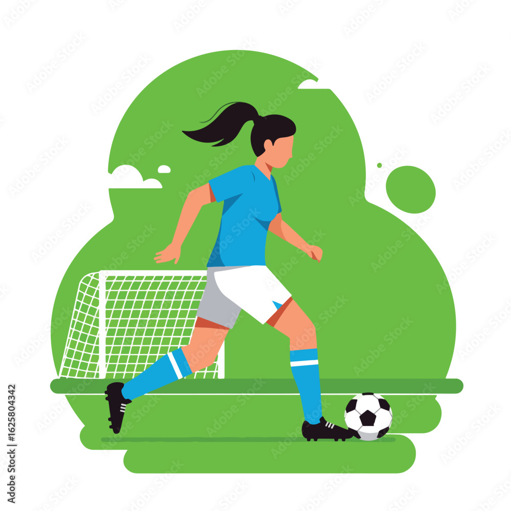 Fototapeta premium A cartoon illustration of a badminton shuttlecock, isolated on white, showing detailed design.