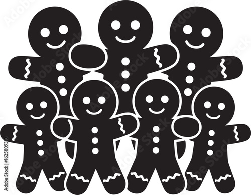 Christmas Cute ginger bread men