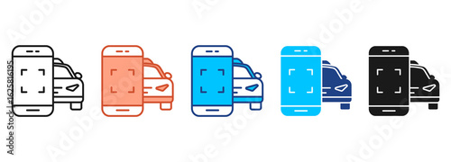 Car Service Icon Set Multiple Style Collection