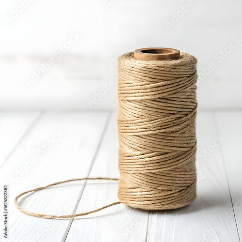 A spool of kitchen twine made from natural fibers, ideal for tying herbs, meats