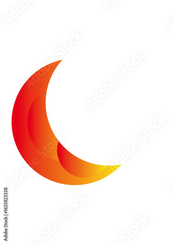 Free Download Crescent Moon Logo – Elegant Night Sky Symbol - GFXLoad