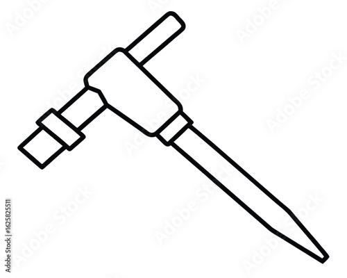 A plumbing wrench isolated on white background Ai Generated