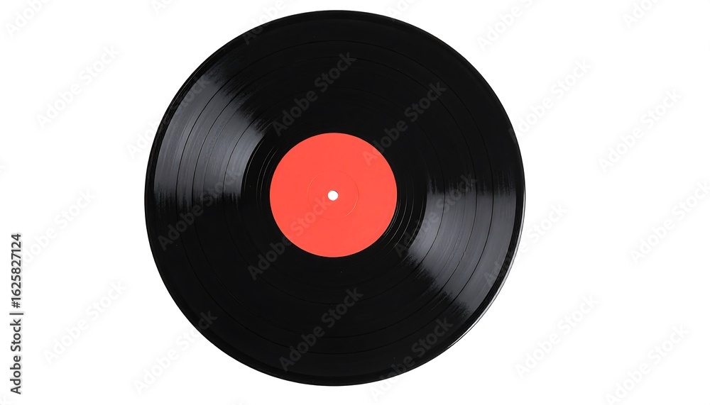Vinyl Record with Coral Label, and Music. Vinyl Record with Coral Label, and Music.