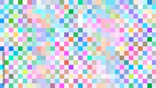 Abstract colorful pastel pixel pattern, perfect for fashion, textile design or digital background. This fun and modern design has a unique and vibrant texture