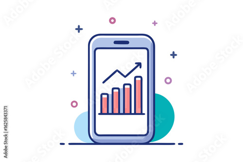 vertical mobile screen with app icons displayed