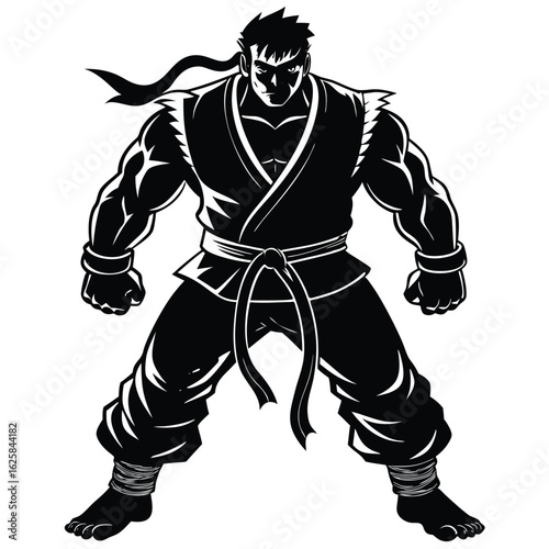 vector illustration of a warrior