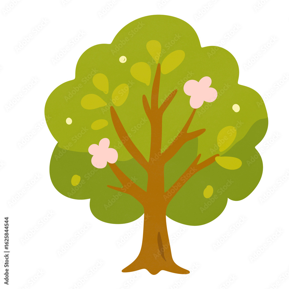 Fototapeta premium tree with green leaves