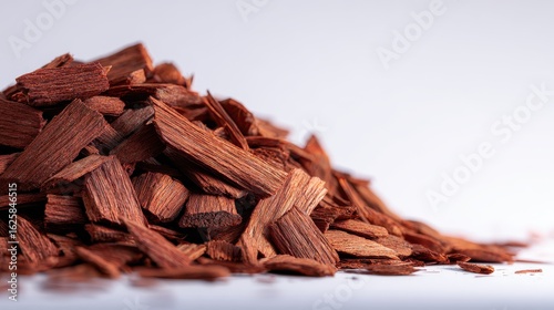 Wallpaper Mural Pile of aromatic sandalwood chips displays rich reddish brown color and texture detail Torontodigital.ca