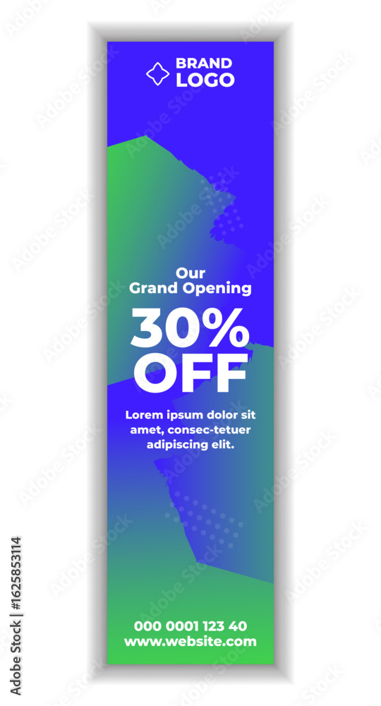 Obraz premium Modern sale banner design template