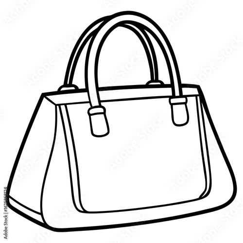 Stylish Purse Illustration Vector