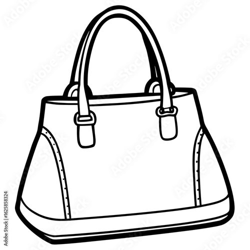 Stylish Purse Illustration Vector