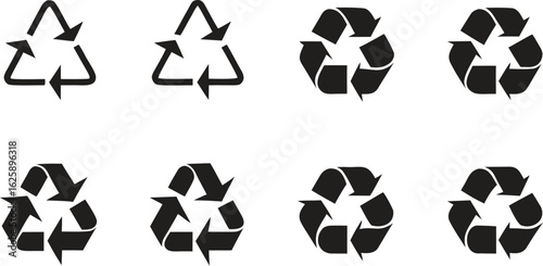 Collection of Recycle Symbols recycling reuse