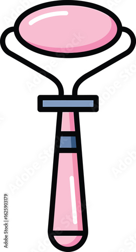 Discover radiant skin with this gentle pink facial roller for soothing, revitalizing beauty routines.