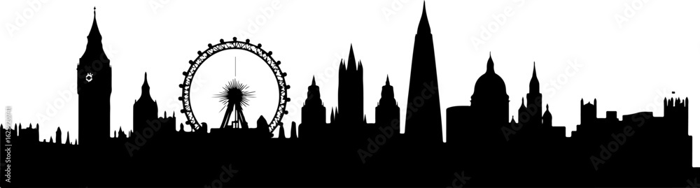 Fototapeta premium City Skyline, Urban Silhouette, Cityscape Art, Bundle