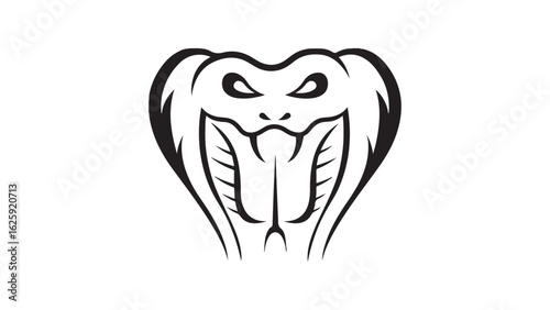 "Cobra Snake Tattoo Silhouettes – Fierce Black Vector Designs of Hooded Serpents for Body Art, Tribal Ink, and Graphic Decoration"