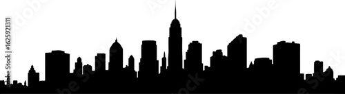 "London City Skyline Silhouette"