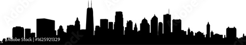 "London City Skyline Silhouette"