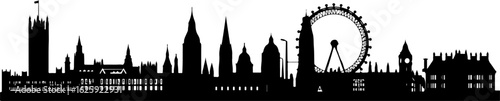 City Skyline, Urban Silhouette, Cityscape Art, 