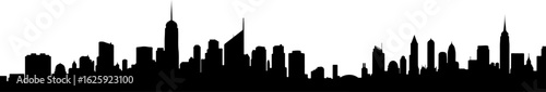 City Skyline, Urban Silhouette, Cityscape Art, 