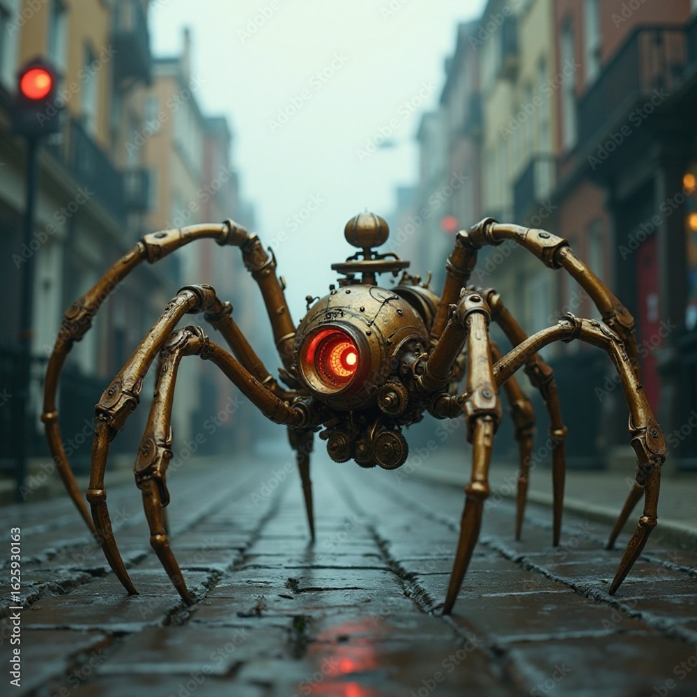 Fototapeta premium spider on the web