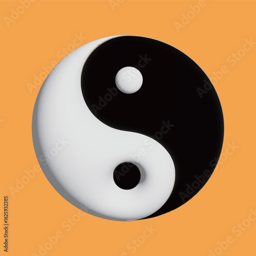 Yin-Yang Tai Chi diagram in traditional Chinese culture
