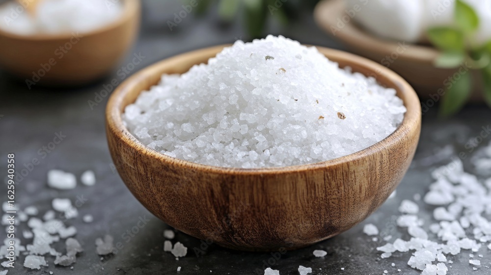 salt in a ceramic bowl salt in a ceramic bowl