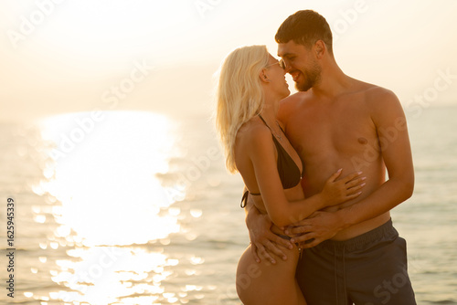 Couples enjoy a romantic mo...
