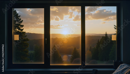 Sunrise view through hospital window symbolizing hope for World Stroke Day  