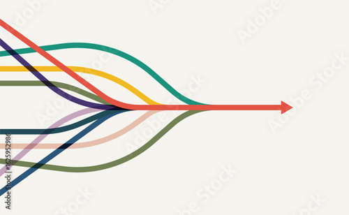 Abstract arrow direction. Technology background